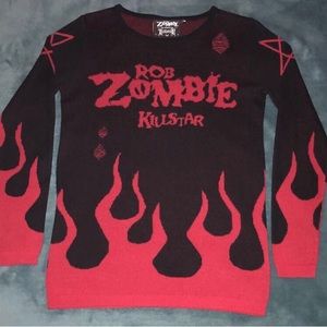 **SOLD**Rob Zombie Killstar Sweater - medium